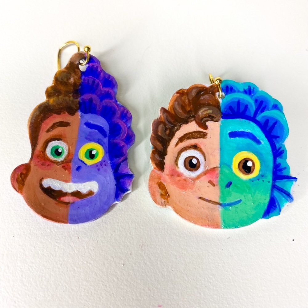Luca Polymer Clay Earrings, Etsy